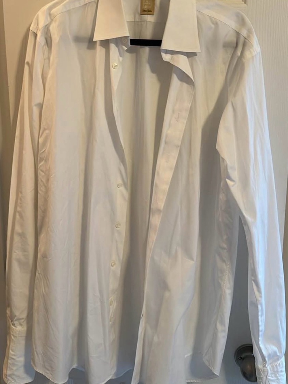Ike Behar Classic White Men's Dress Shirt - Timeless Formal Shirt